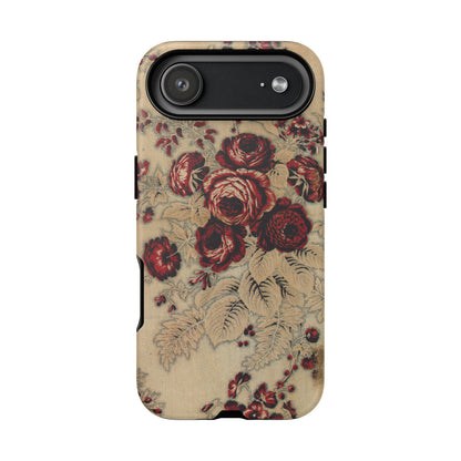 Red Roses Vintage iPhone Case