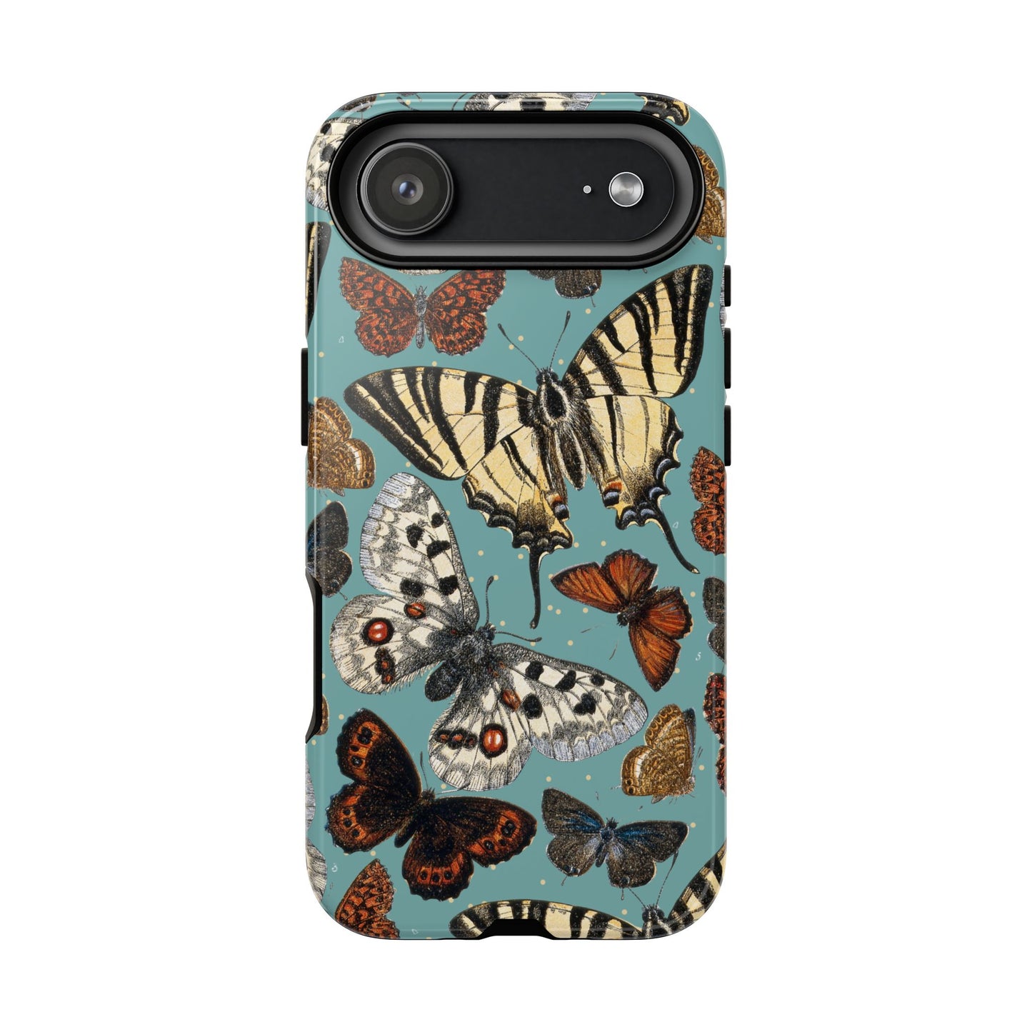 Butterflies Vintage Illustration iPhone Case