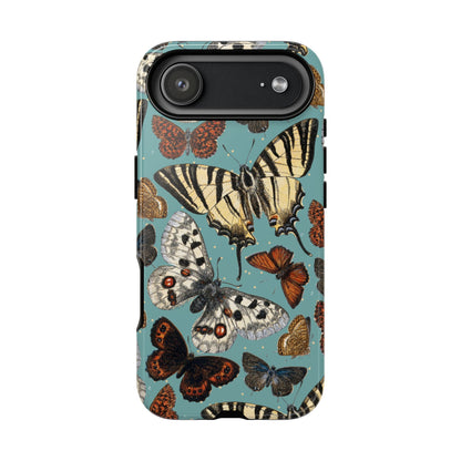 Butterflies Vintage Illustration iPhone Case