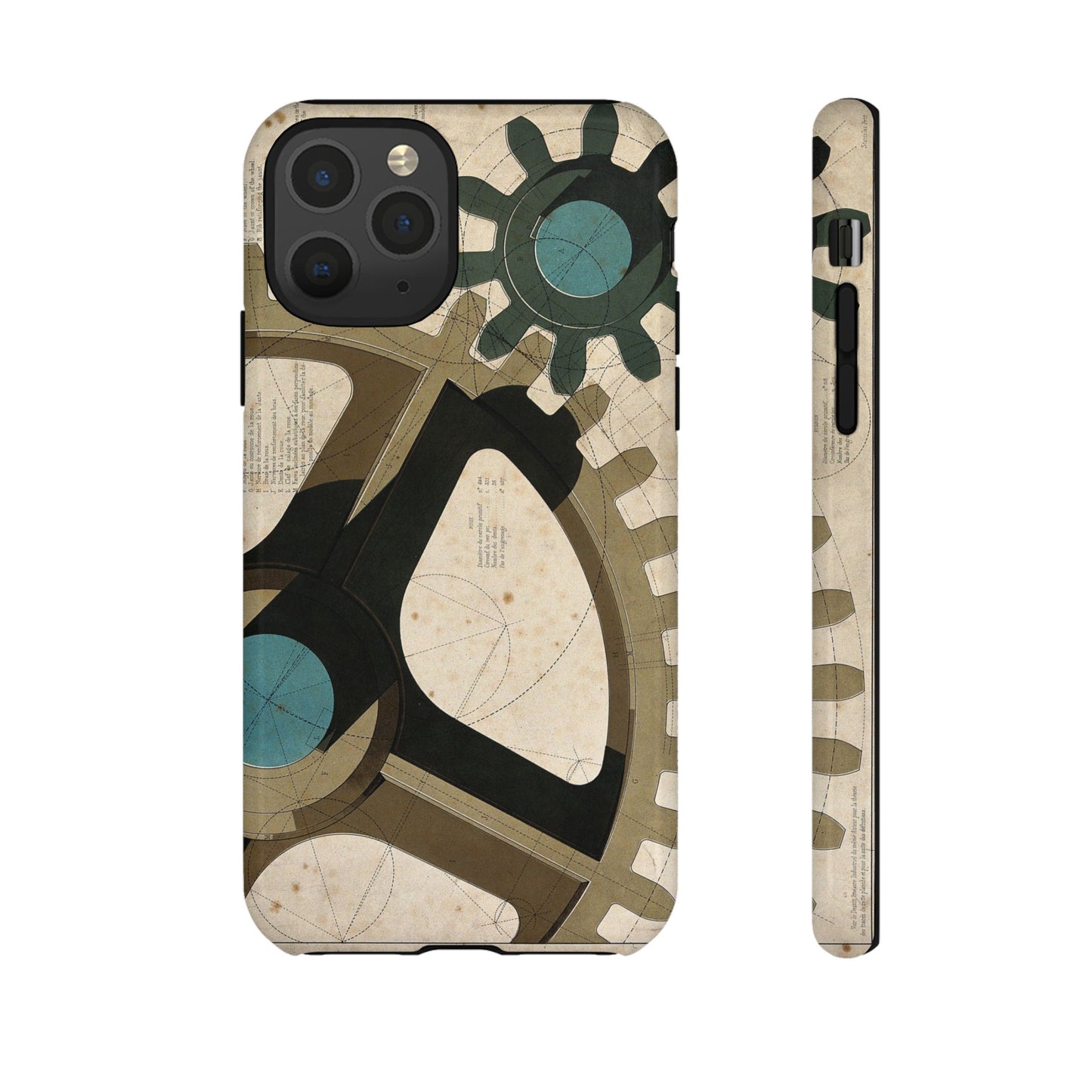 Antique Industrial Cog Wheels iPhone Case