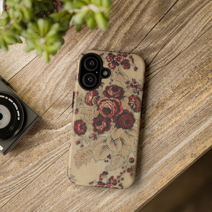 Red Roses Vintage iPhone Case