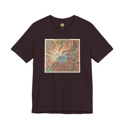 Mount Rainier Vintage Map Tee