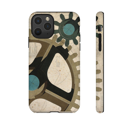 Antique Industrial Cog Wheels iPhone Case