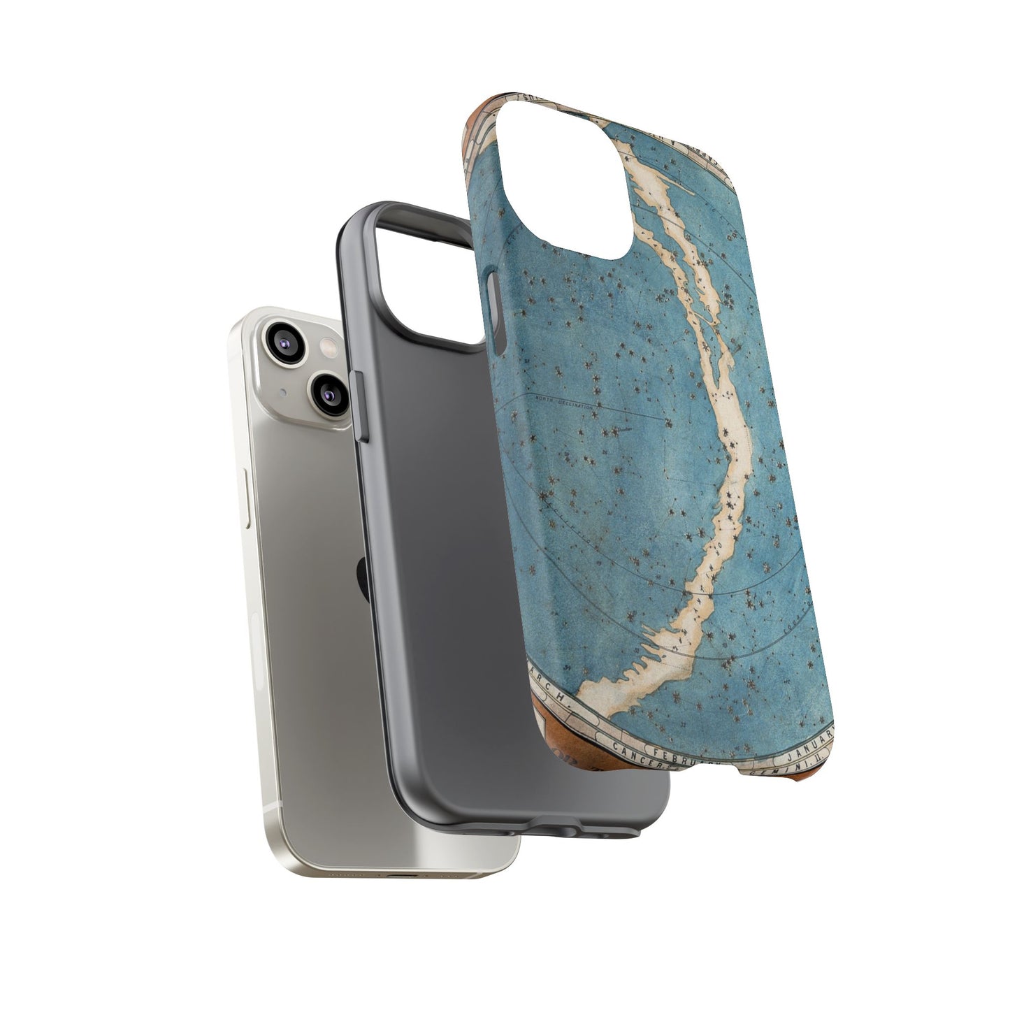 Vintage Star Map Celestial iPhone Case