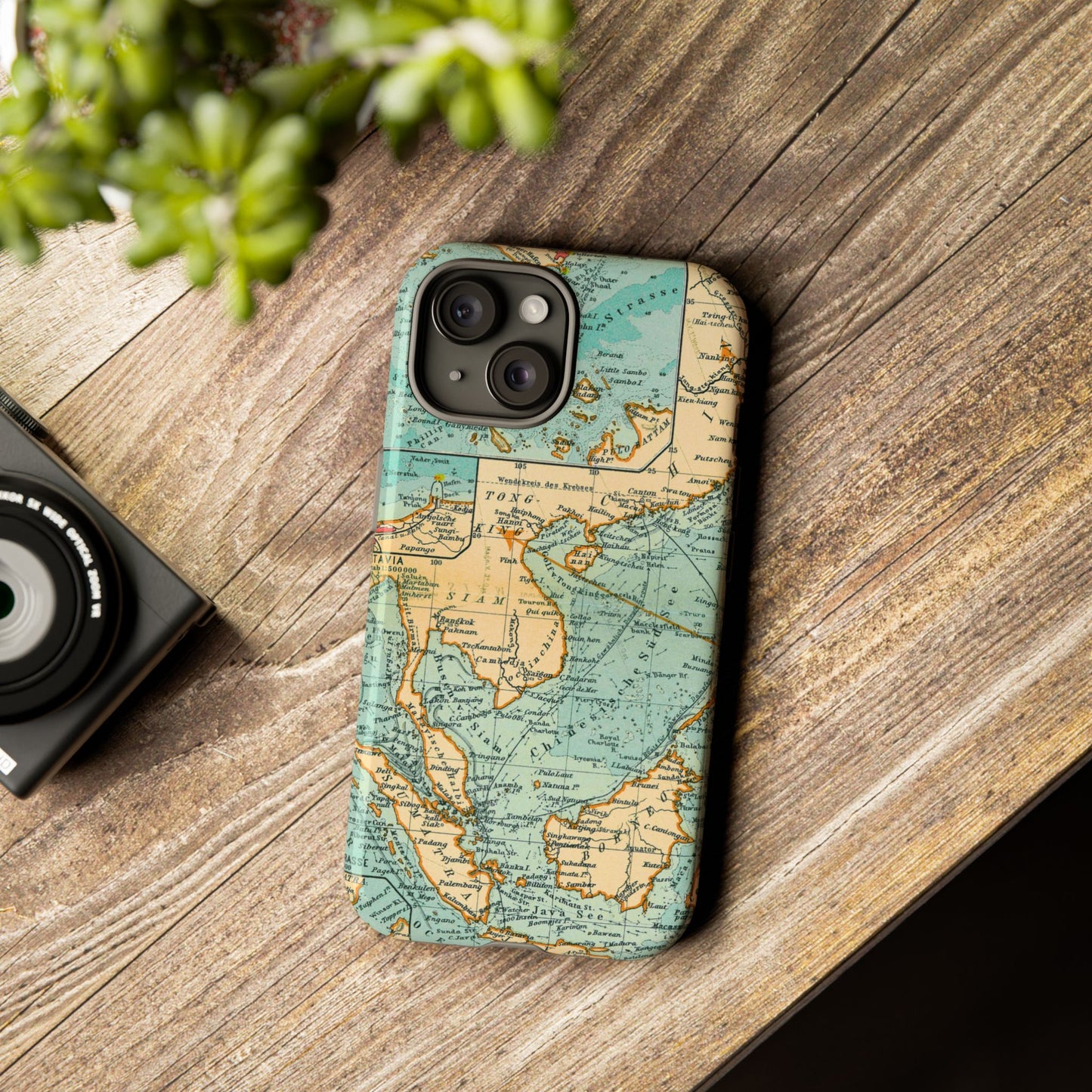South China Sea Antique Map iPhone Case