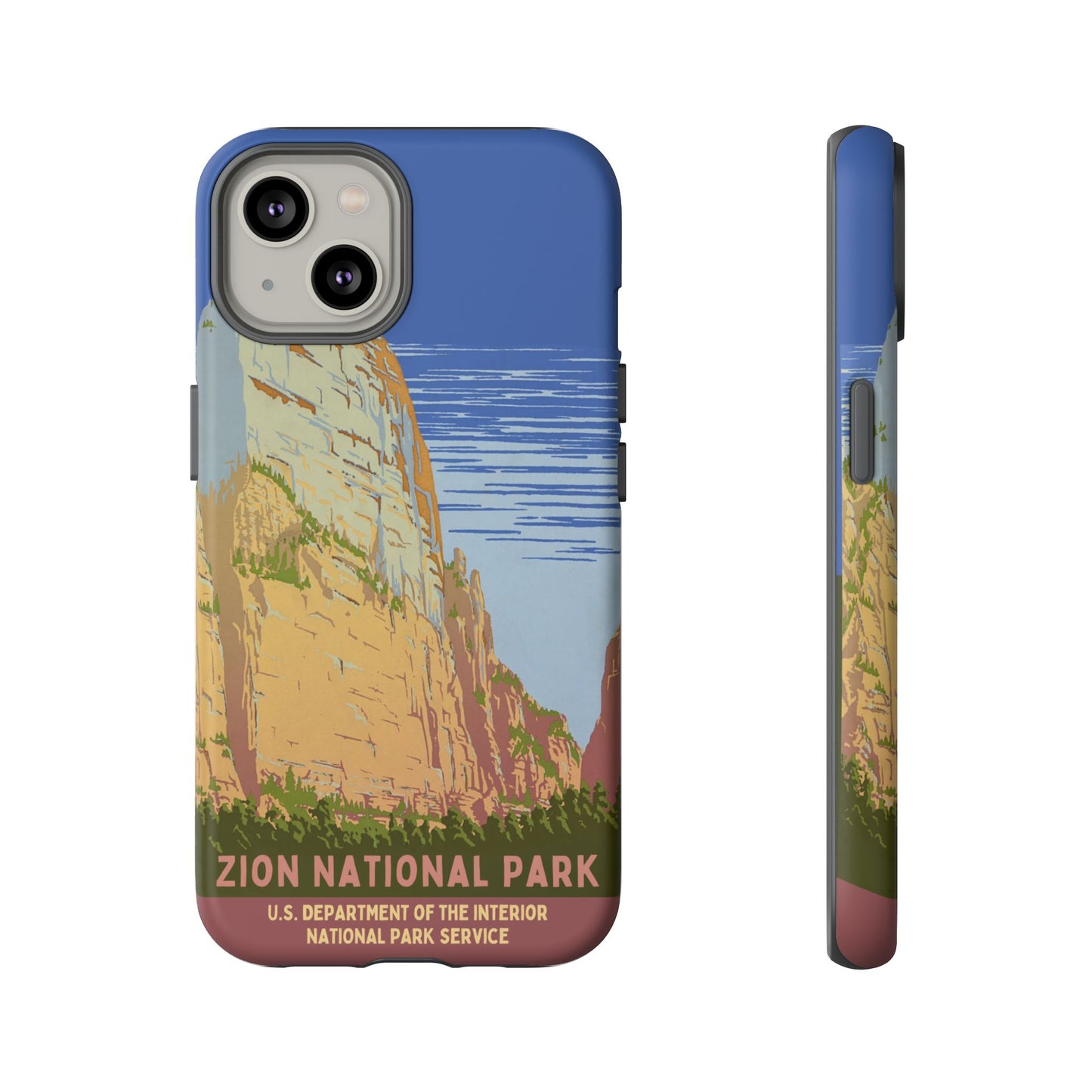 Zion National Park Retro iPhone Case