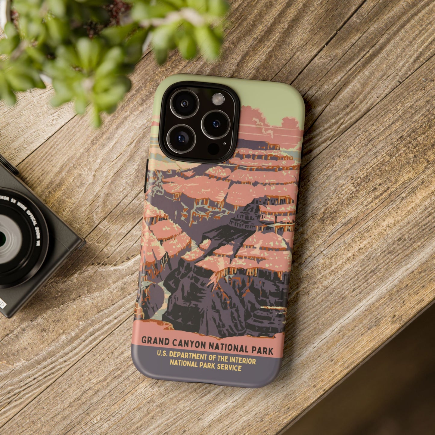 Grand Canyon National Park Retro iPhone Case