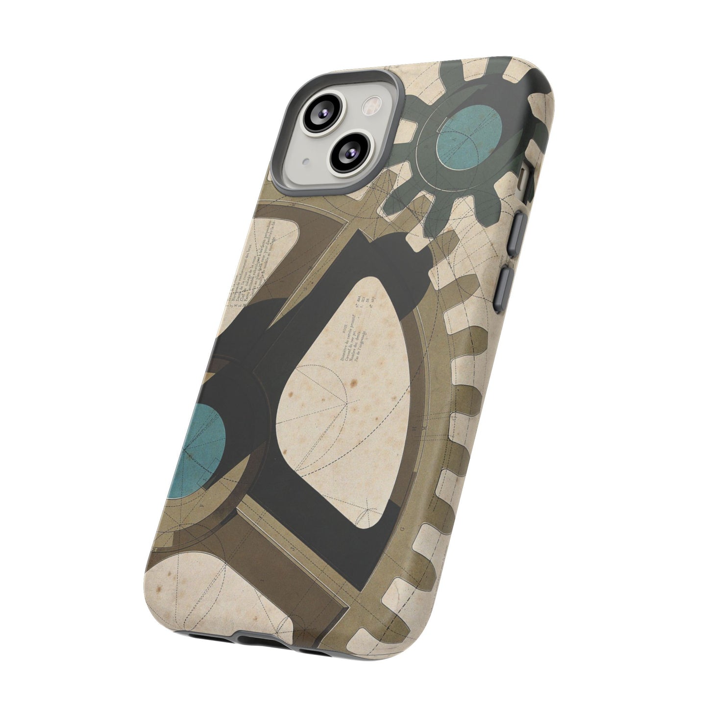 Antique Industrial Cog Wheels iPhone Case