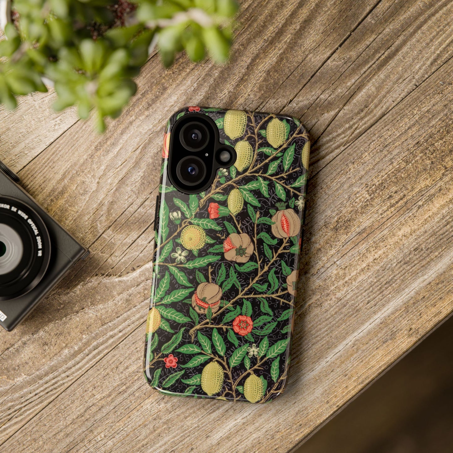 Pomegranate Pattern Antique Arts & Crafts iPhone Case