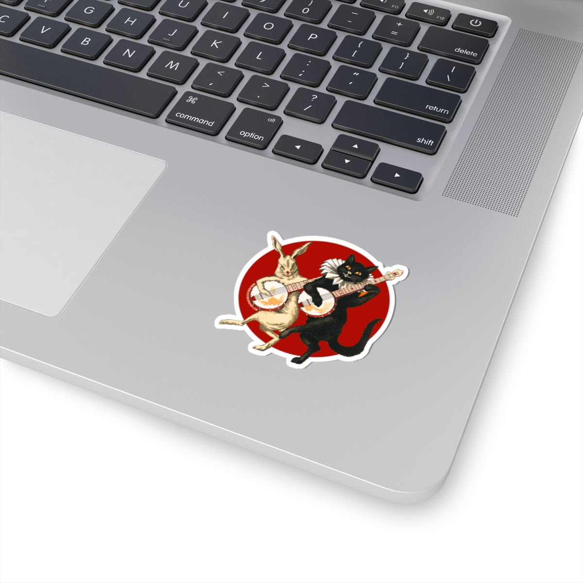 Dueling Banjos | Sinister Cat & Rabbit Stickers (4 sizes)