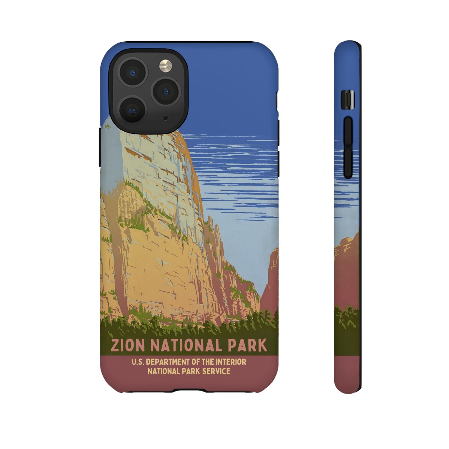 Zion National Park Retro iPhone Case