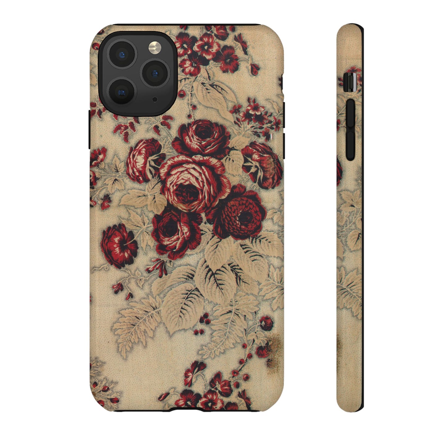 Red Roses Vintage iPhone Case