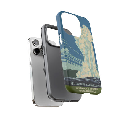 Yellowstone National Park Retro iPhone Case