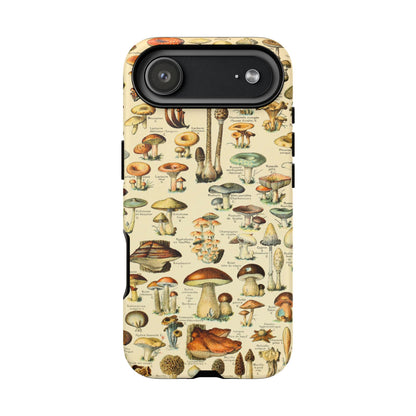 Mushrooms Vintage Field Guide iPhone Case