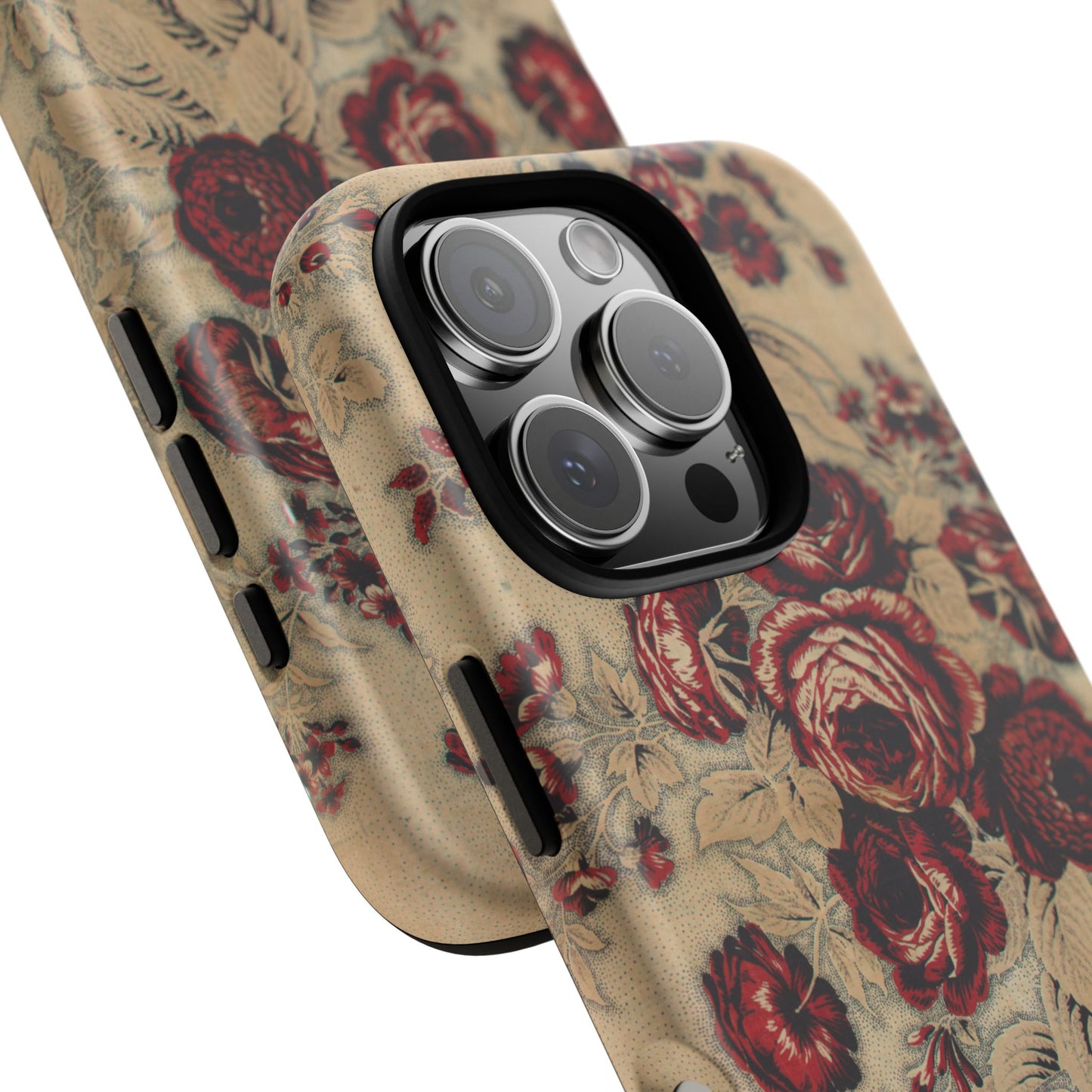 Red Roses Vintage iPhone Case