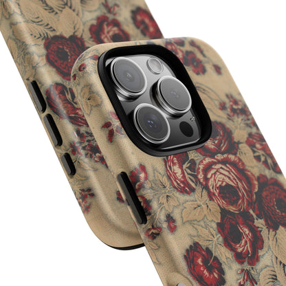 Red Roses Vintage iPhone Case