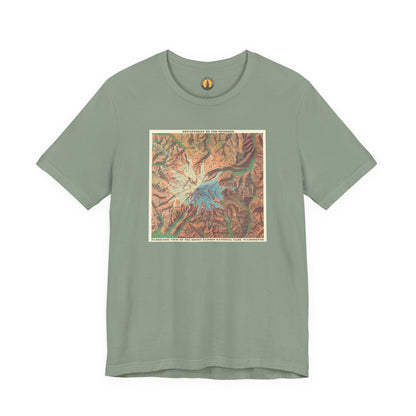 Mount Rainier Vintage Map Tee