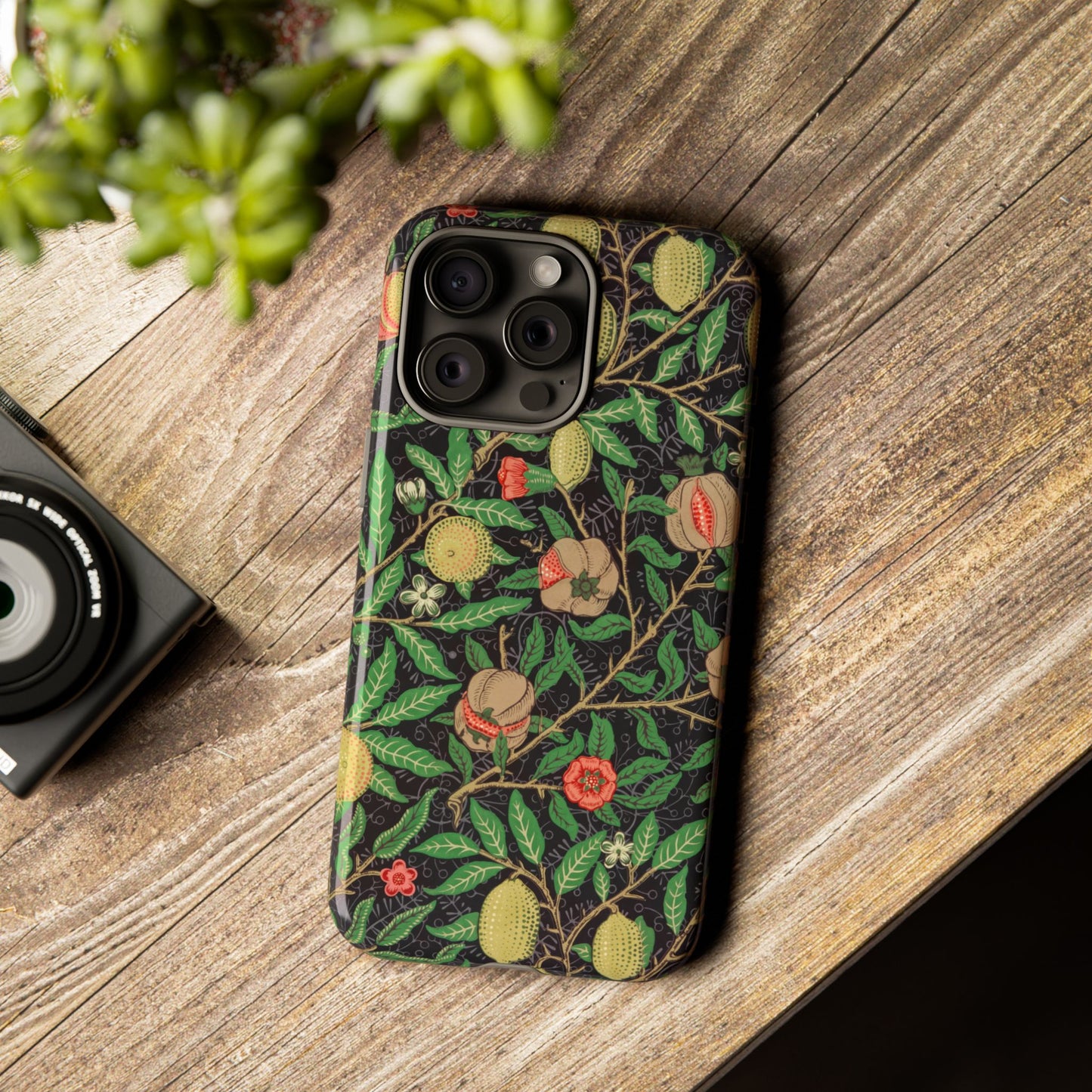Pomegranate Pattern Antique Arts & Crafts iPhone Case