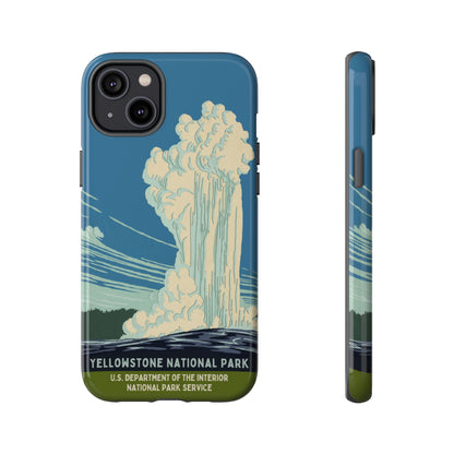 Yellowstone National Park Retro iPhone Case