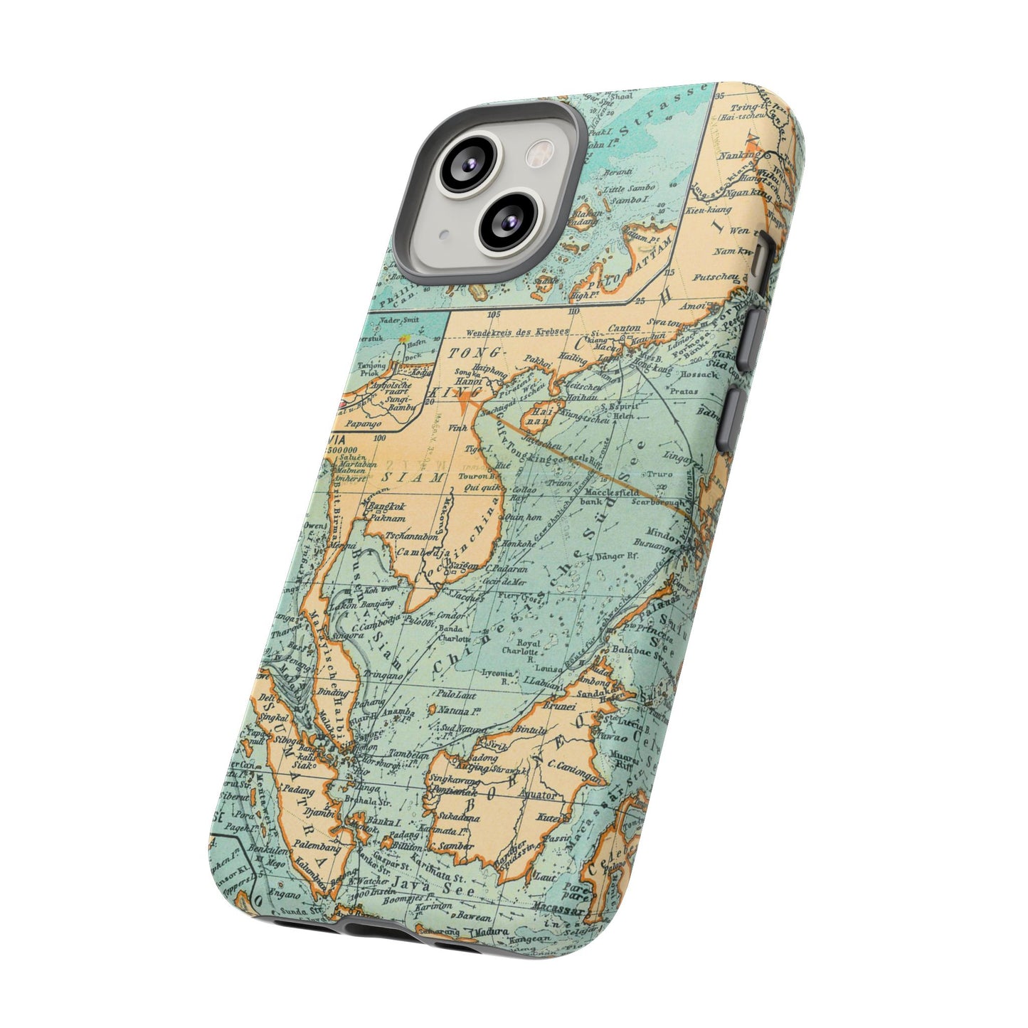 South China Sea Antique Map iPhone Case