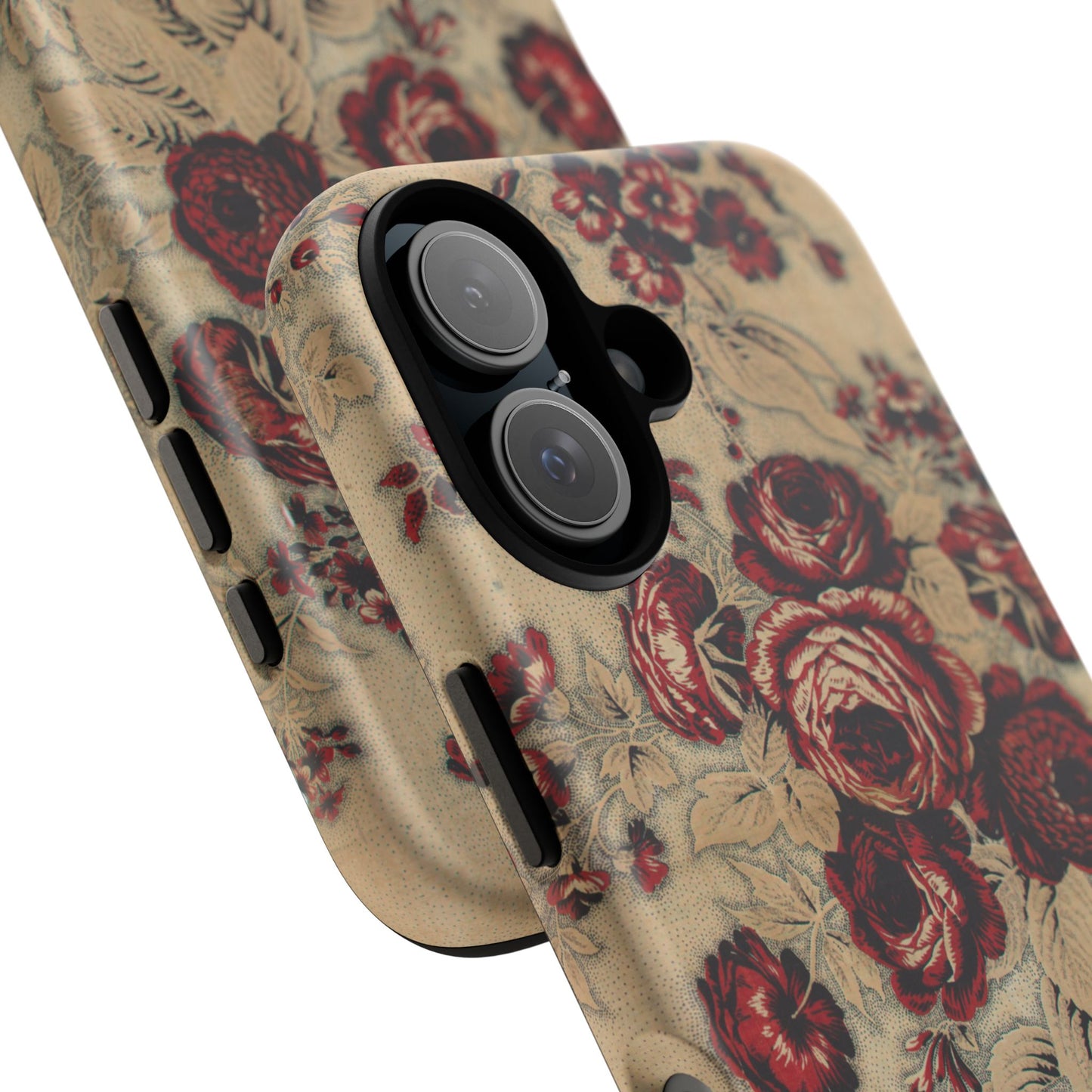 Red Roses Vintage iPhone Case
