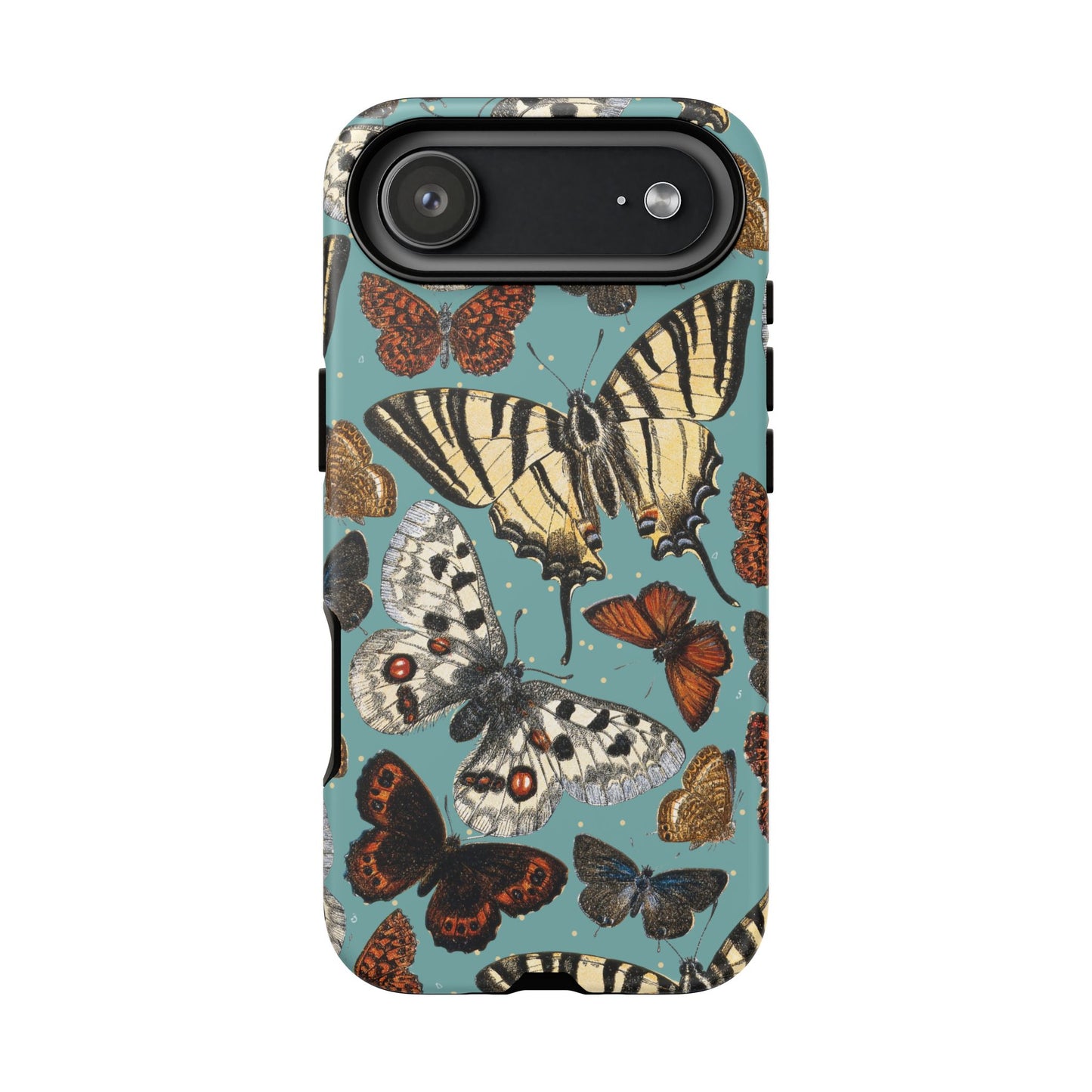 Butterflies Vintage Illustration iPhone Case