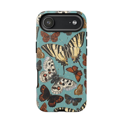 Butterflies Vintage Illustration iPhone Case