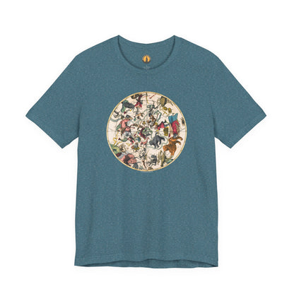Northern Constellations Antique Map Tee