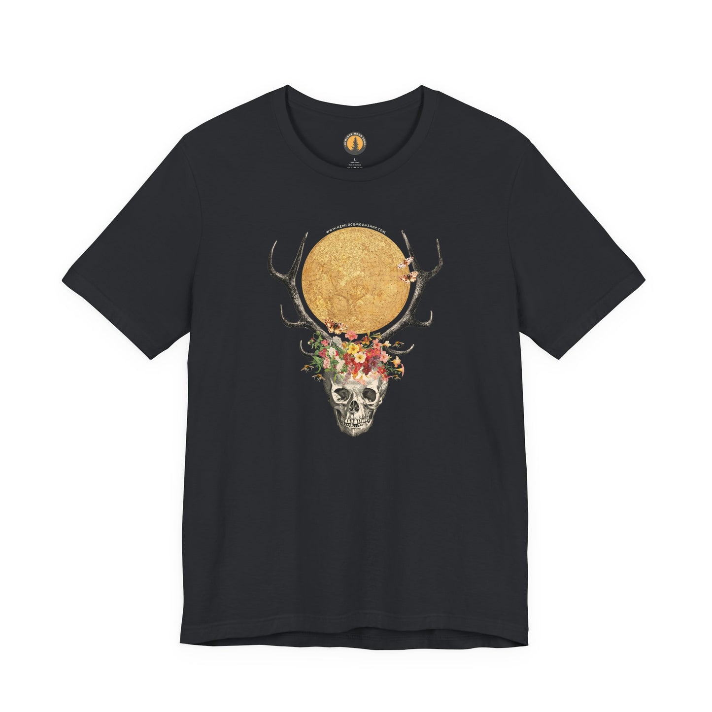 Bohemian Skull & Antlers Tee