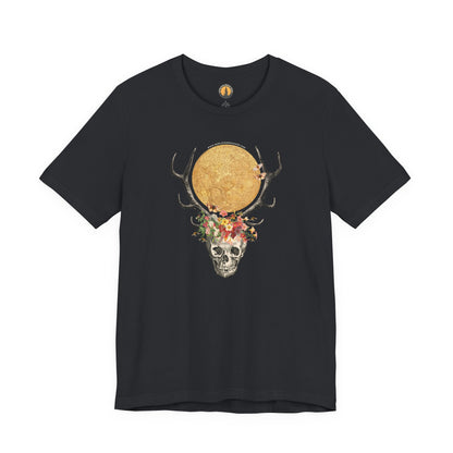 Bohemian Skull & Antlers Tee