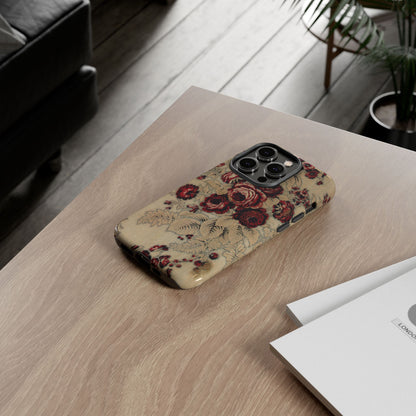 Red Roses Vintage iPhone Case