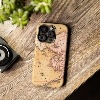 Alaska Territory Antique Map iPhone Case