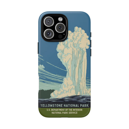 Yellowstone National Park Retro iPhone Case