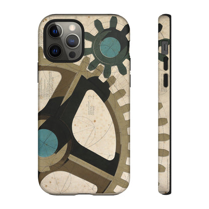 Antique Industrial Cog Wheels iPhone Case