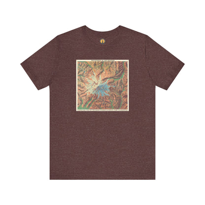Mount Rainier Vintage Map Tee