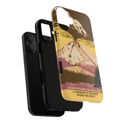 Lassen Volcanic National Park Retro iPhone Case