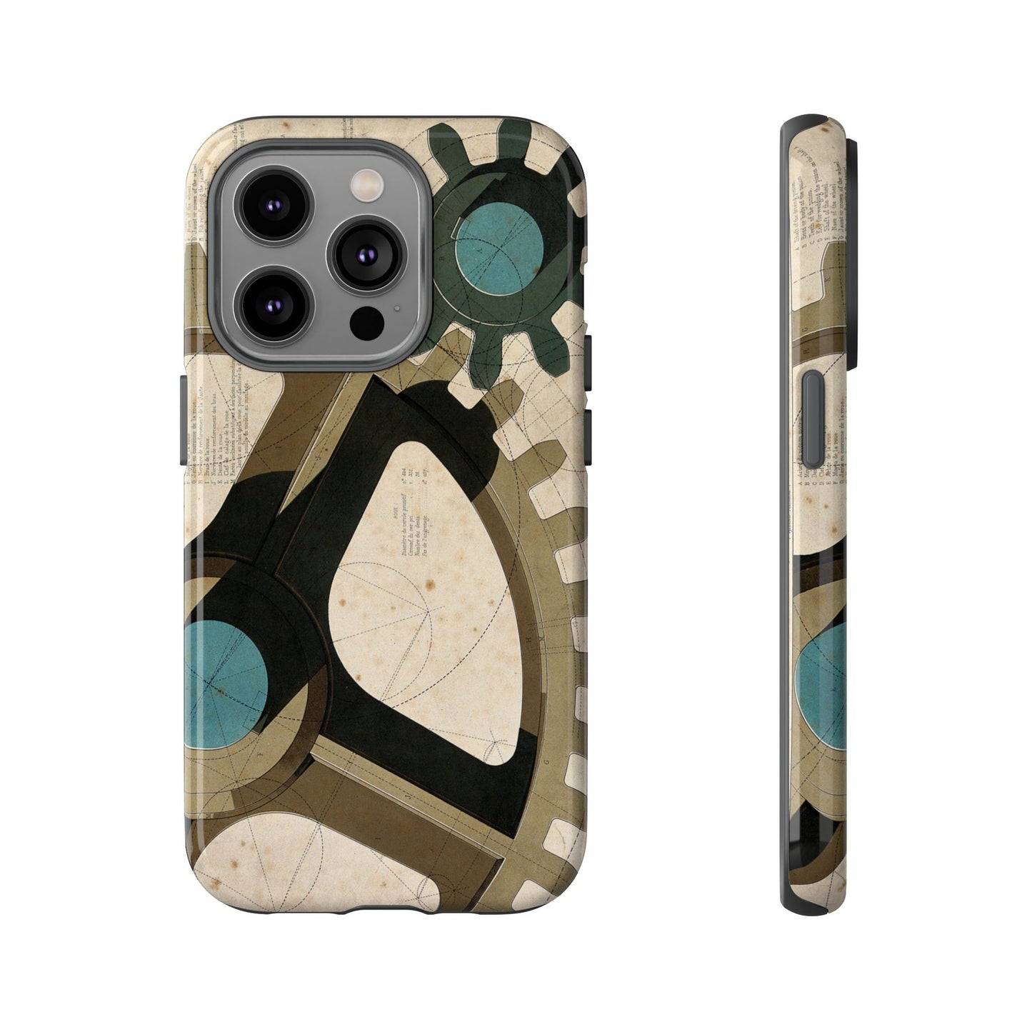 Antique Industrial Cog Wheels iPhone Case
