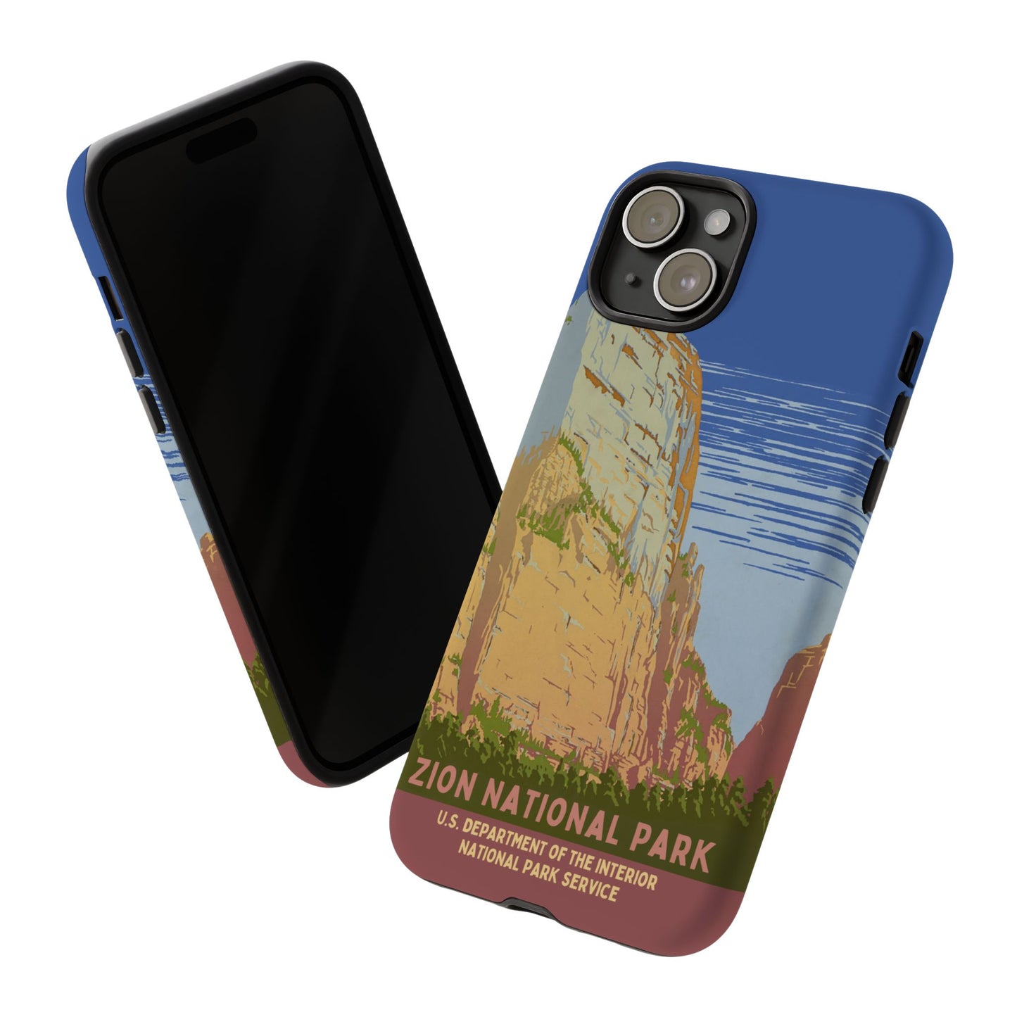 Zion National Park Retro iPhone Case