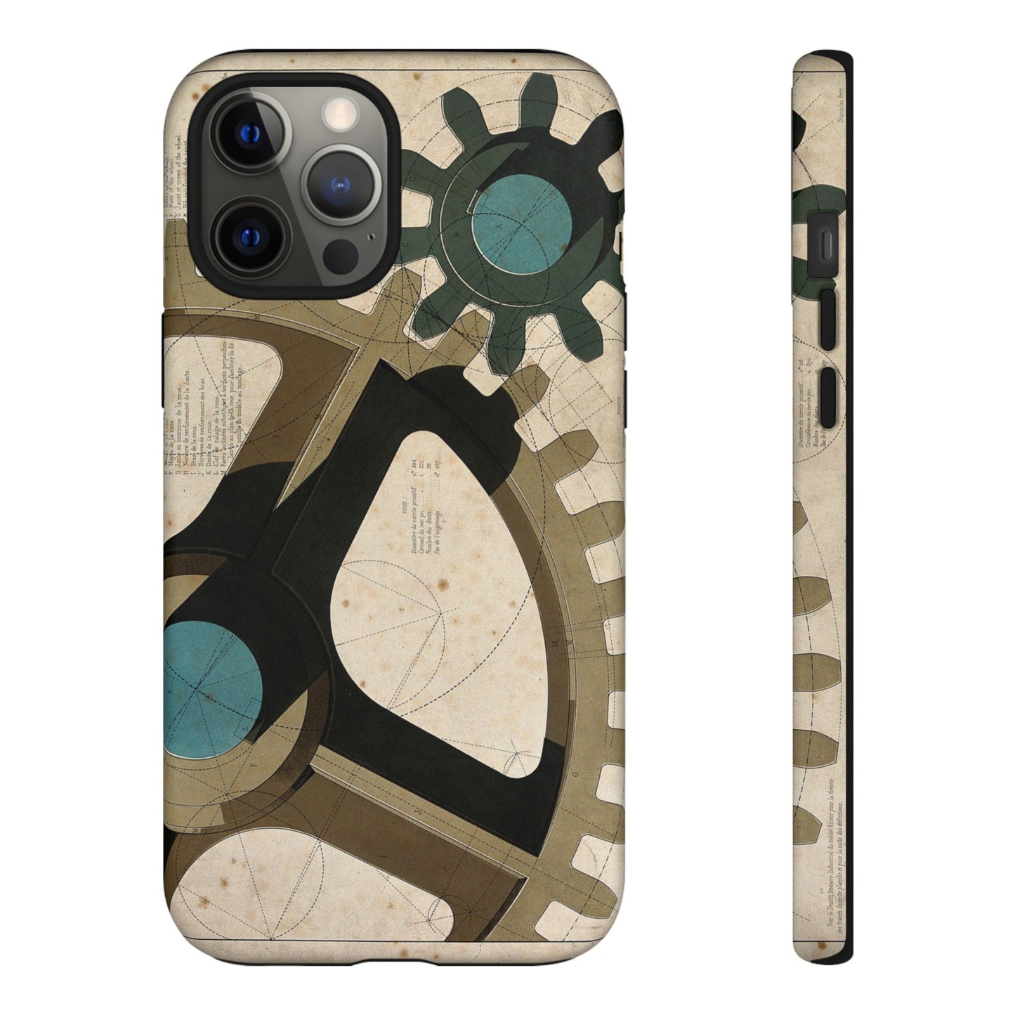 Antique Industrial Cog Wheels iPhone Case