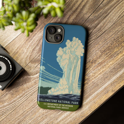 Yellowstone National Park Retro iPhone Case