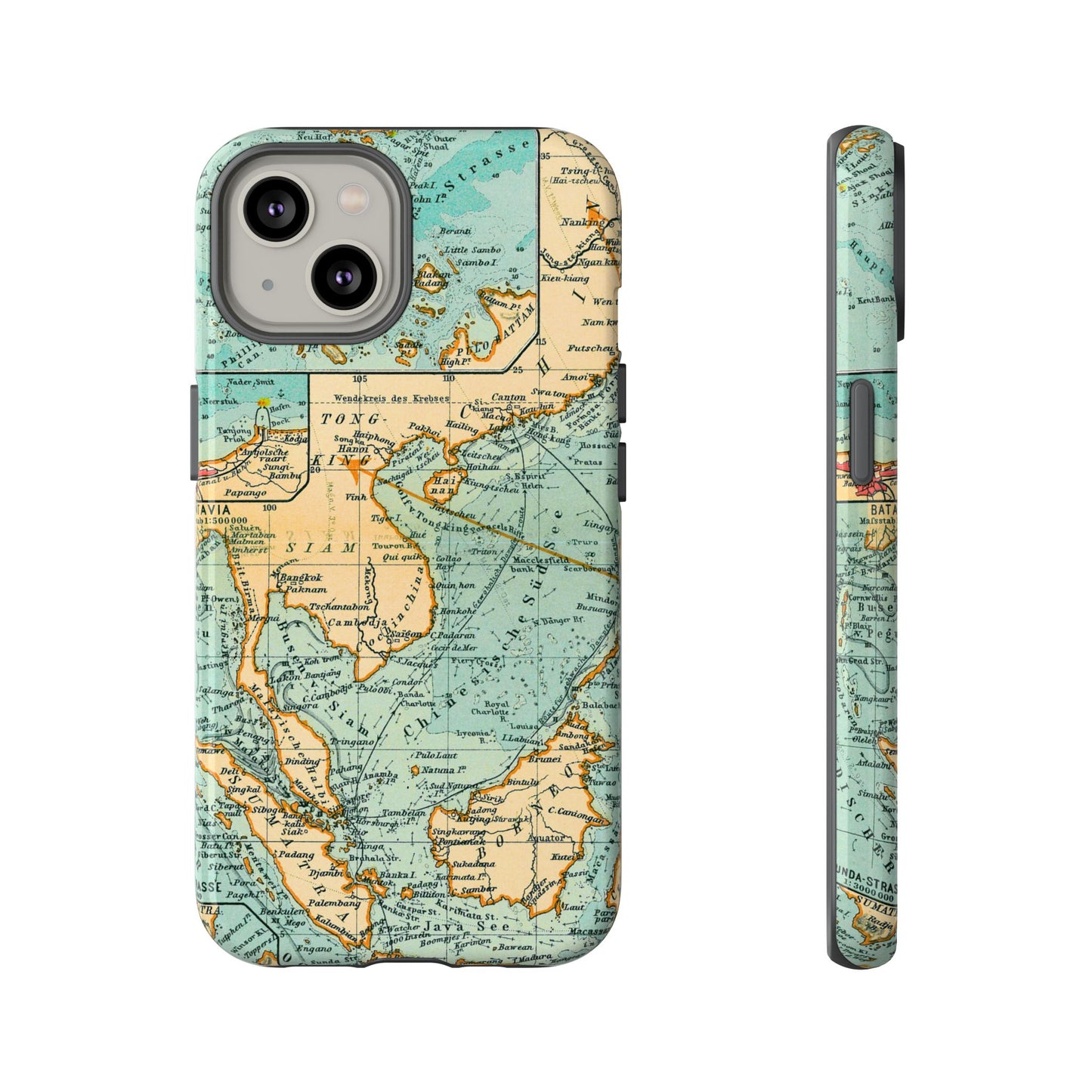 South China Sea Antique Map iPhone Case