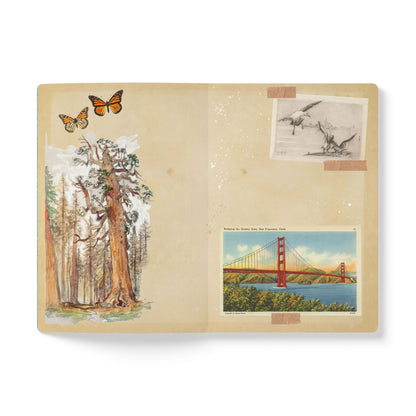 California Vintage Tourist Guide | Softcover Journal with Inside Illustrations