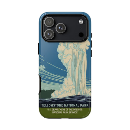Yellowstone National Park Retro iPhone Case