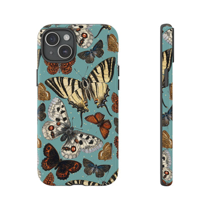 Butterflies Vintage Illustration iPhone Case