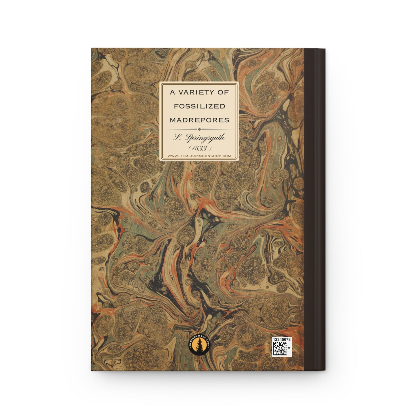 Vintage Fossil Collection Hardcover Notebook No. 001