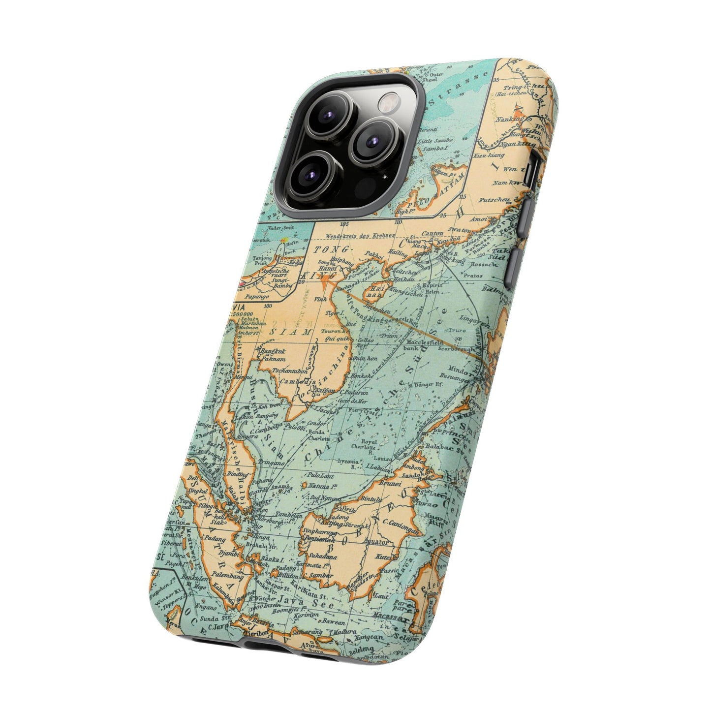 South China Sea Antique Map iPhone Case