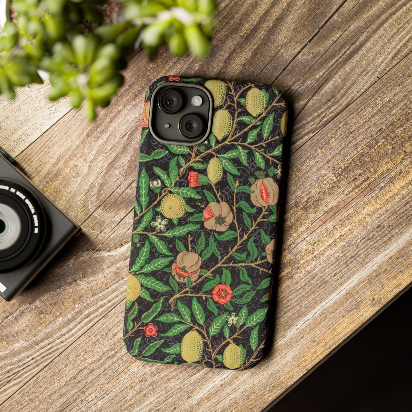 Pomegranate Pattern Antique Arts & Crafts iPhone Case
