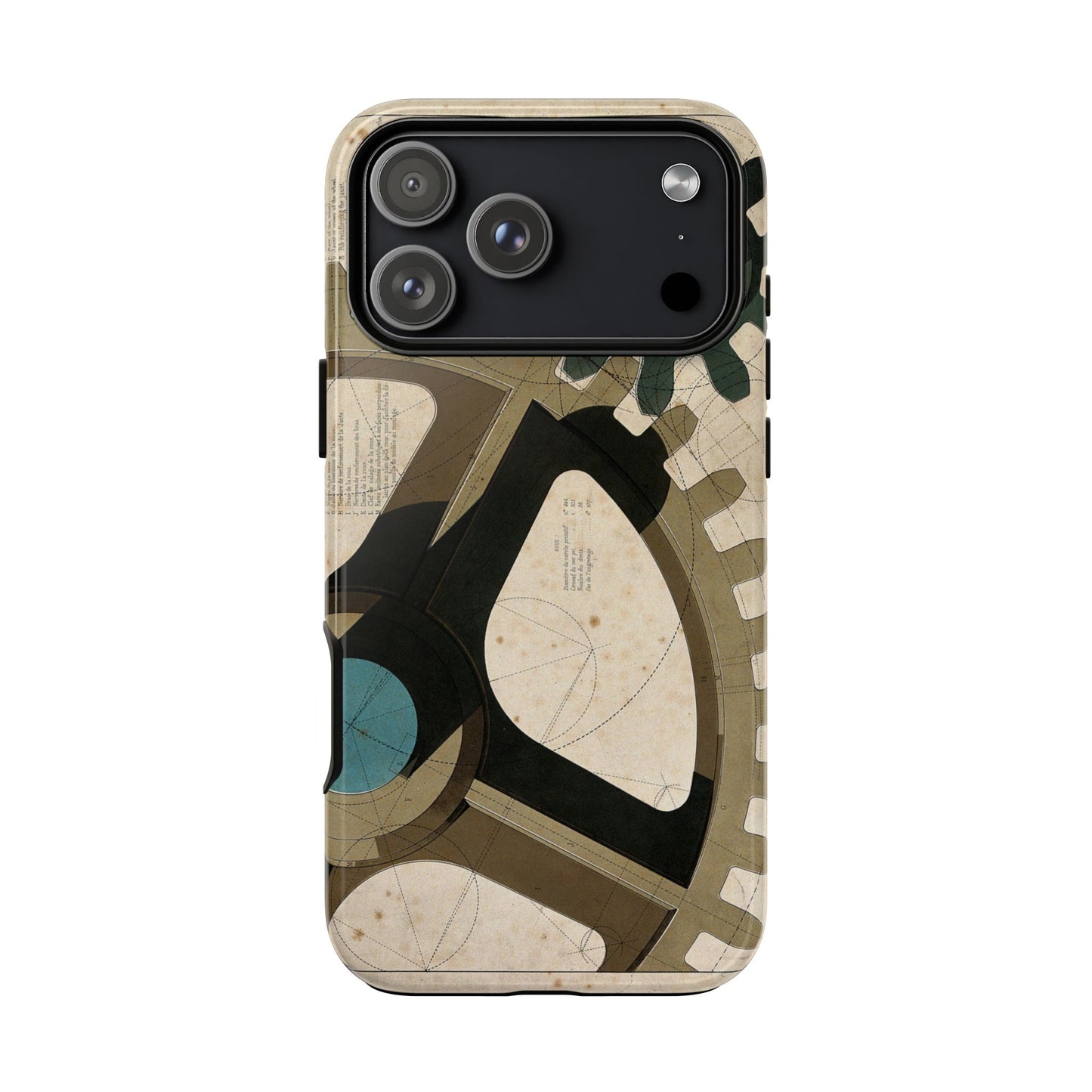 Antique Industrial Cog Wheels iPhone Case