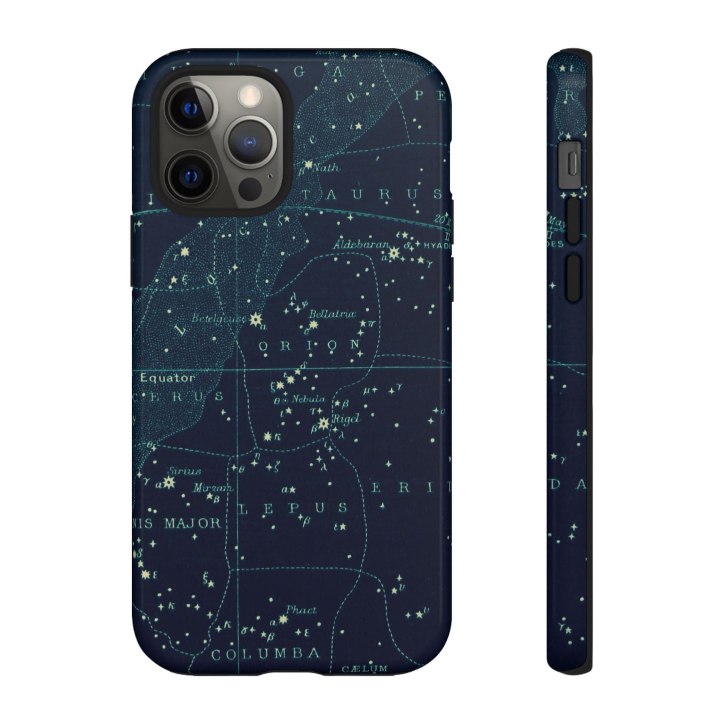 Stargazer Orion iPhone Case | Vintage Constellations Map