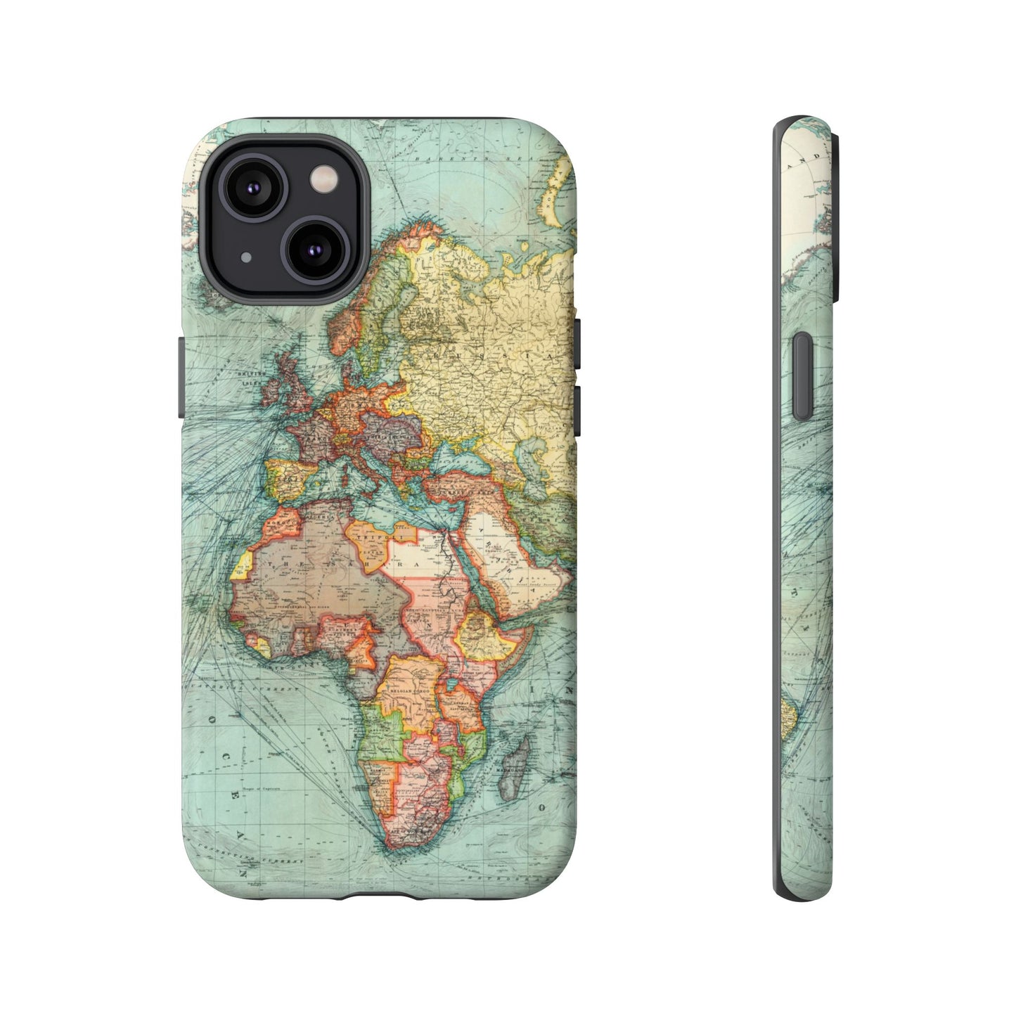 World Map iPhone Case